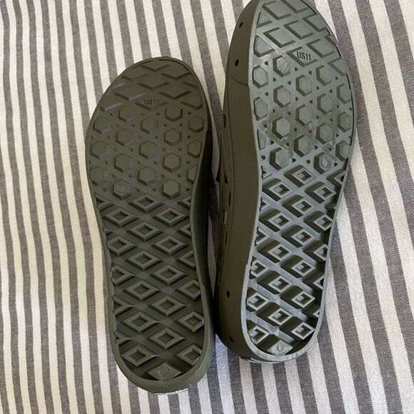 Vans Olive Green Slip-On Loafers - Picture 3 of 4